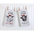 thumbnail image 4 of SPXUBZ Kitchen Towels, Country Farmhouse Animal Milk Cow Bows for Home Kitchen Decor Housewarming Gift Towel Set of 2, 4 of 5