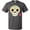 Charcoal Grey, variant on Inktastic DÃ­a De Los Muertos Skull with Flower T-Shirt