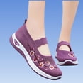 thumbnail image 7 of HAOTAGS Women's Plus Size Mesh Flats – Soft Sole Breathable Embroidered Summer Casual Shoes f Purple Size 7, 7 of 7