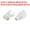 White, variant on RJ45 Cat6 Connectors RJ45 Ends 8P8C Modular Plug Pass Through Connector with Blue Boots Cover 50pcs
