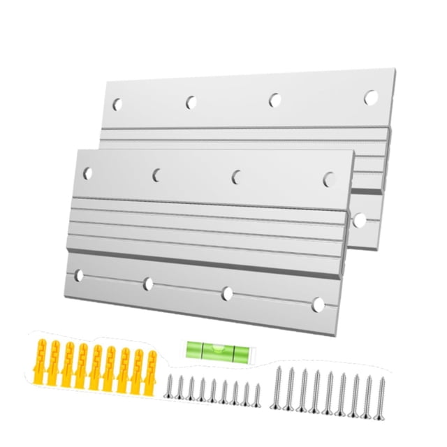 Colgador cuadros tipo listón francés aleación aluminio con clips en Z. Listones franceses alta resistencia. en Z aluminio para 6 pulgadas