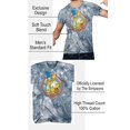 thumbnail image 3 of The Simpsons Group Comedy Classic Cartoon Adult Tee Graphic T-Shirt for Men Tshirt (Premium Cloud Wash Grey, Large), 3 of 3