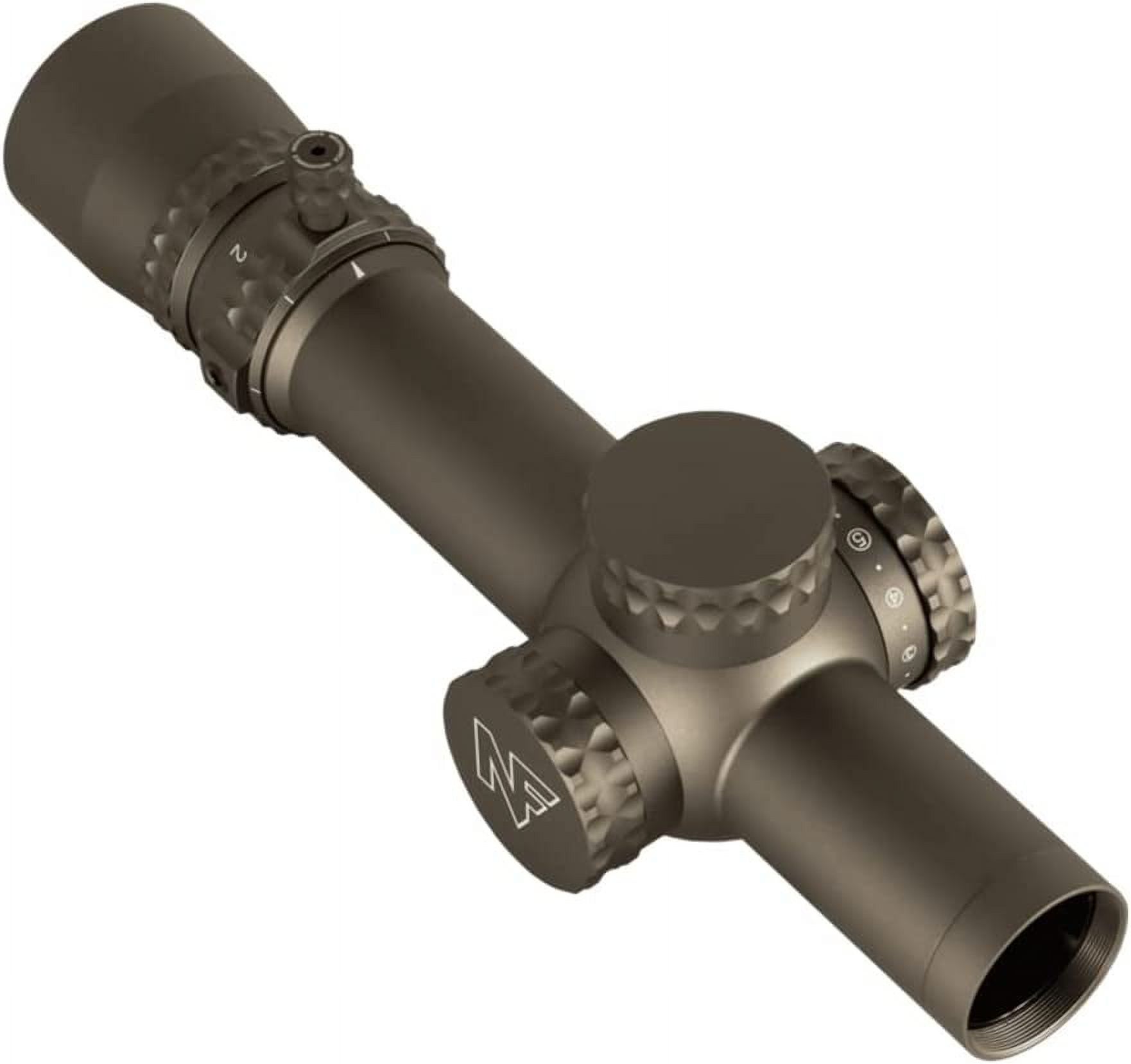 NIGHTFORCE NX8 1-8X24mm F1 Capped 30mm Tube Hunting Gun Scope with FC-DMX Reticle Dark Earth