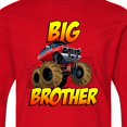 thumbnail image 4 of Inktastic Big Brother Monster Truck Long Sleeve Youth T-Shirt, 4 of 5