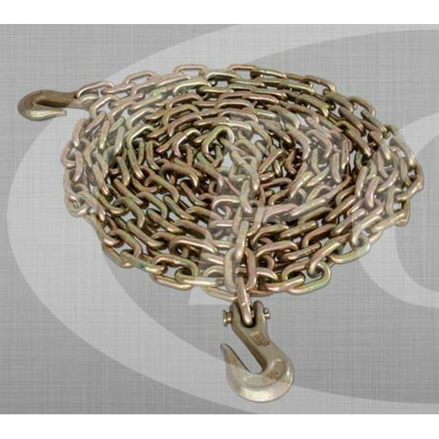 Pacific Cargo Tow Chain 37G7020B1 20 Foot Length Of 3/8 Inch Grade 70; With Grab Hooks