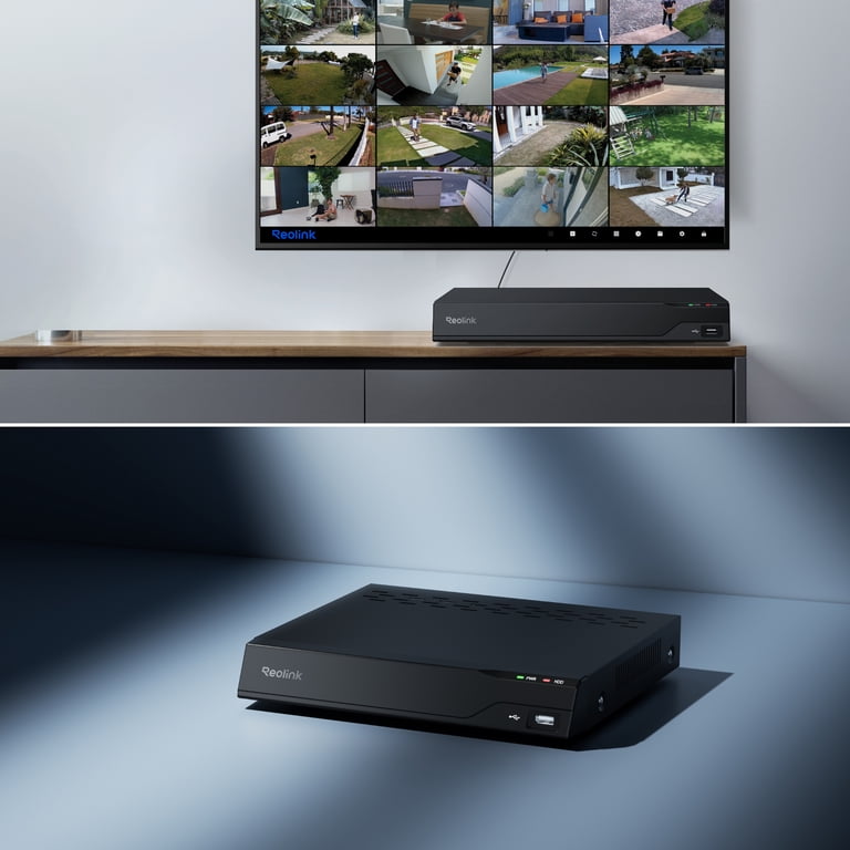REOLINK 16-Channel PoE Network Video Recorder – 4TB Pre-Installed, Supports Up To 16MP/12MP/4K Cameras, Works Only With Reolink IP Cams