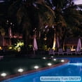 thumbnail image 3 of Solar Ground Lights,8 LED Disk Lights Solar Powered Waterproof Garden Pathway Outdoor in-Ground Lights with Light Sensor (Bright White 4 Packs), 3 of 7