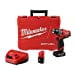 M12 Fuel 12V 1/2" Cordless Hammer Drill Driver Kit - with 2 Batteries, Charger and Tool Case