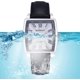 thumbnail image 4 of Relojes clásicos para hombres Reloj rectangular de acero inoxidable Reloj con correa de cuero genuino Reloj con números romanos Reloj de pulsera de lujo Pantalla analógica Reloj con tanque de cuarzo japonésGris, 4 of 5