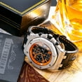 thumbnail image 3 of Pre-Owned Audemars Piguet Royal Oak Offshore Chronograph 26170ST 42MM Black Dial With Leather Horn Back Bracelet, 3 of 6