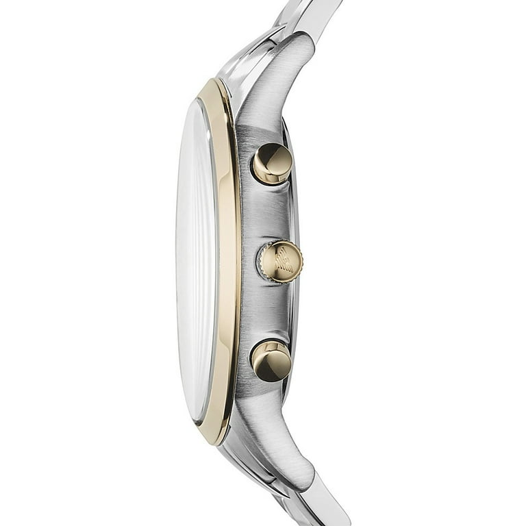 Emporio Armani Men s AR11076 Silver Stainless Steel Japanese