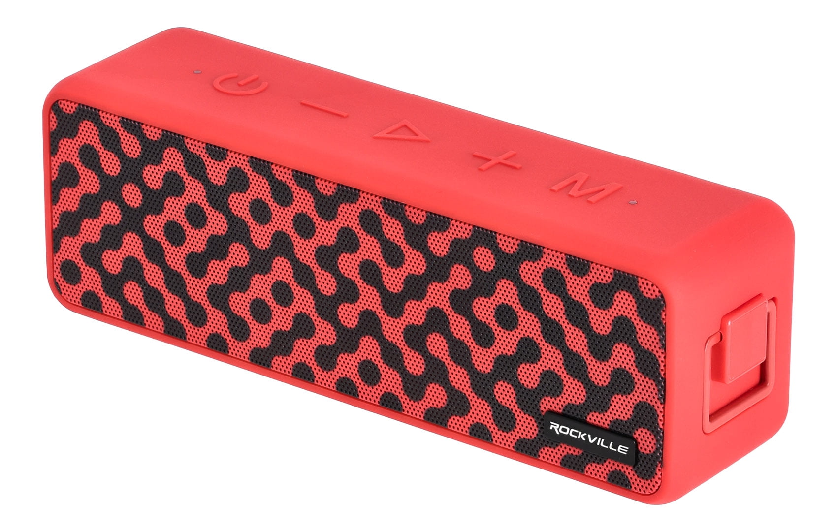 (2) Rockville Faze Red 50w Portable Bluetooth Speakers w/TWS Wireless Linking