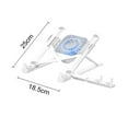 thumbnail image 3 of Lifetechs Laptop Stand with Cooling Fan High Stability Height Adjustable Foldable Design Anti-Slip Laptop Riser Bracket, 3 of 11