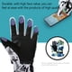 thumbnail image 2 of Sonducket 1 par de guantes de esquí a prueba de lluvia para hombres y mujeres, Camping, senderismo, ciclismo, equitación, guantes cálidos portátiles de guantes y mitones Azul blanco Sonducket AP013135-03, 2 of 6