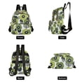thumbnail image 4 of FORMRS Mini Backpack Purse for Women Travel Daypack Casual Shoulder Bag, Gray Floral, 4 of 7