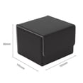 thumbnail image 4 of Caja para baraja de cartas coleccionables Caja para naipes Contenedor de protección premium con capacidad para más de 140 Cuadros Negro, 4 of 9