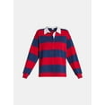 thumbnail image 5 of No Boundaries French Terry Rugby Polo Top with Long Sleeves, Women's, 5 of 5