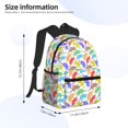 thumbnail image 3 of Fotbe Colored Armadillos Lightweight Casual Laptop Backpack for Men and Women, Daily use Waterproof backpack, Backpack for College, 3 of 7