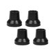 thumbnail image 2 of 4 piezas de puntas de muleta, accesorios de repuesto, bastón reforzado de alta resistencia Agujero negro de 14 mm, 2 of 9