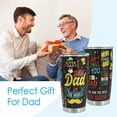thumbnail image 3 of Father’s Day Gift for Dad - Stainless Steel Tumbler 20oz for men - Perfect Birthday, Valentines Day, Father''s Day, Christmas Gift for Dad from Daughter Son Wife - Leakproof and Durable, 3 of 6