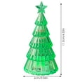 thumbnail image 3 of LED Christmas Tree Lights Battery Operated Tabletop Decoration, PC Material Artificial Mini Christmas Tree with Lights for Fireplace Mantel Windowsill Bedroom Living Room Holiday Party Decor, 3 of 8