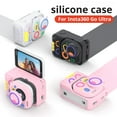 thumbnail image 3 of Silicone Protective Case for Insta360 Go Ultra Detachable Lens Cover & Anti-Loss Strap, Full-Body Action Camera Case with Neck Strap, 3 of 8