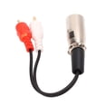 thumbnail image 4 of Câble Double vers XLR, Réduction de Distorsion Grand Usage XLR vers Double Adaptateur Amélioration de la Qualité Sonore pour Multimédia, 4 of 8