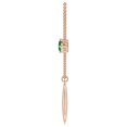 thumbnail image 2 of ANGARA Natural Emerald Taurus Constellation Medallion Pendant in 14K Rose Gold for Women (Size-4mm) | May Birthstone, Birthday, Anniversary, Jewelry Gift for Women | Natural Emerald Necklace, 2 of 7