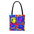 thumbnail image 2 of Tote Bag in Abstract Pattern, 2 of 4