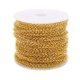 thumbnail image 2 of Cadenas de collar de 30 pies para joyas, cadena de 3 mm para , Oro Sunnimix Cadenas de collar, 2 of 8