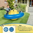 thumbnail image 4 of Canddidliike 7.5 Foot Giant Inflatable Dome Rocker Bouncer with 6 Built-in Handles for Kids-Blue, Inflatable Dome Rocking Bouncer, Gift for Boys Girls Ages, 4 of 10
