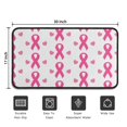 thumbnail image 5 of Pink Breast Cancer Door Rugs,Washable Non Slip Door Mats Indoor,Decorative Door Mats,Entry Mat Indoor for Entrance,Bedroom,Kitchen,Bathroom,30"x17", 5 of 6