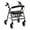 Black Pug, variant on Jiueut Wood Daisy Rollator Walker Seat and BackRest RollBar Covers Set for Seniors 2 Piece Drive Walker Seat Cushion Outdoors and Street Assistive Vehicle Cover
