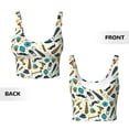 thumbnail image 4 of Yiaed Fathers day Print Ladies Waistcoat Women Sports Vest Vest Sports Women Sports Top Yoga Vest for women-Large, 4 of 8