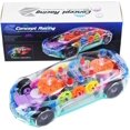 thumbnail image 1 of Transparent Toy Car for Toddlers, Mechanical Gear Racing Car with Colorful Light and Music, 1 of 5