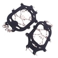 thumbnail image 5 of 24 Spikes Crampons Ice Cleats Studs Antislip Snow Ice Grip Overshoe Footwear Traction Walk Traction for Climbing Skiing, 5 of 6