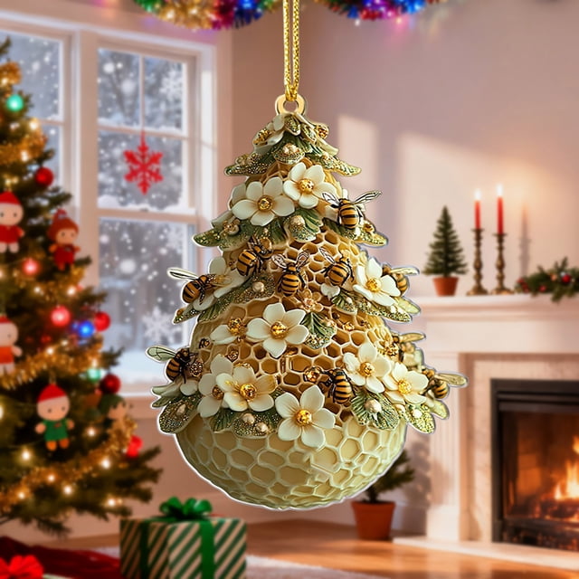 Adornos navideños con encanto, adornos colgantes para árbol de Navidad, regalos divertidos, decoraciones colgantes para fiestas, decoraciones de jardín, decoraciones navideñas, decoraciones de Hallowe