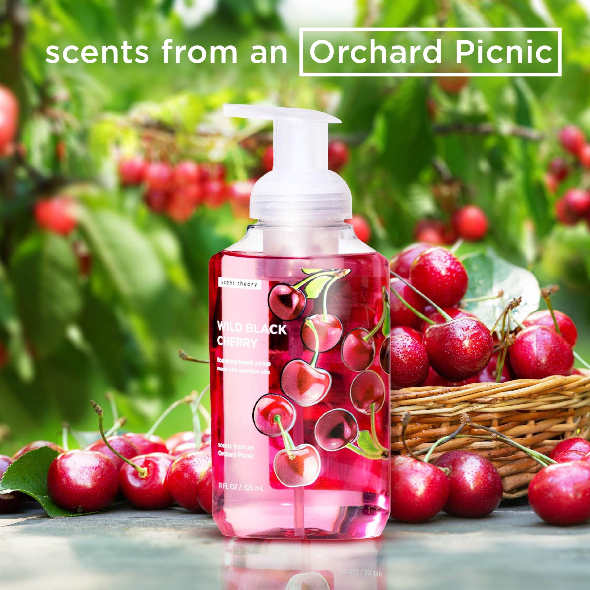 Scent Theory Foaming Hand Soap, Wild Black Cherry, 11 fl oz