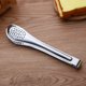 thumbnail image 3 of Toystoory Pinza de acero inoxidable para pan y comida, pinzas estables flexibles resistentes al desgaste, fuerte resistencia al calor, abrazadera para Cocina y Comedor Plata 23.5x4.7 cm Toystoory JJ17596-03, 3 of 6
