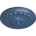 thumbnail image 3 of Ekena Millwork 12 1/4"OD x 2 1/4"P Flower Spiral Ceiling Medallion (Fits Canopies up to 2"), Hand-Painted Americana, 3 of 8