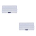 thumbnail image 2 of Advancent Caja de almacenamiento transparente para pesca con rejilla 8/10/15, organizador de anzuelo transparente, contenedor de joyería portátil ligero Type1 NO1 Advancent CBP087078, 2 of 5