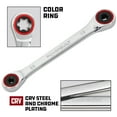 thumbnail image 4 of Powerbuilt Ratcheting Double Box-End E-Star Wrench - E6/E8 - 641759, 4 of 5