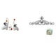 thumbnail image 1 of Esculturas de elefantes,Estatuas de elefantes,decoración del hogar,artesanías de cerámica,Decoración de pared con pergaminos,Decoración de pared con pergamino,arte rústico de metal,Figura, 1 of 8