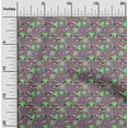 thumbnail image 2 of oneOone Georgette Viscose Gray Fabric Christmas Quilting Supplies Print Sewing Fabric By The Yard 42 Inch Wide, 2 of 5