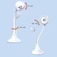thumbnail image 2 of Caméra de Bureau USB Manuelle Objectif Grand Angle Commutation Facile entre Écrans Horizontal et Vertical Tube en Titane Réglable en Hauteur Rotation 360° 1080P HD avec Microphone, 2 of 6