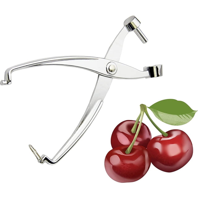 Herramienta de deshuesadora de cerezas, herramienta de deshuesadora de aceitunas resistente, removedor de núcleo de deshuesadora de cerezas, ayuda de cocina portátil de deshuesadora de cerezas con dis Namotu DLM779