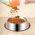 thumbnail image 4 of Stainless Steel Pet Dog Bowl Stainless Steel Feeder Skidproof Anti-ant Shape Cat Dog Bowls Food Accessories Pet Supplies 6 Sizes, 4 of 9