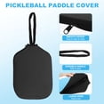 thumbnail image 3 of Pickleball Paddle Cover 11.8x8.6 Inch, Neoprene Pickleball Racket Sleeve with Carrying Strap,Black, 3 of 7