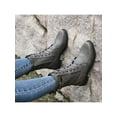 thumbnail image 7 of Audeban Ladies Lace Up Ankle Boots Chunky Platform Womens Biker Combat Zip Up Shoes Size 4-12, 7 of 7