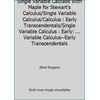 Single Variable Calclabs With Maple for Stewart's Calculus/Single Variable Calculus/Calculus : Early Transcendentals/Single Variable Calculus : Early: ... Variable Calculus--Earl... [Paperback - Used]